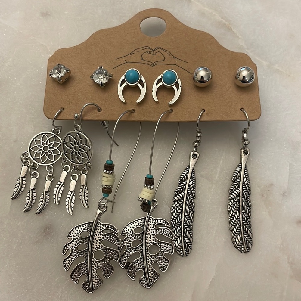 Dream catcher earring set